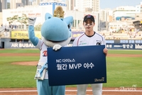 NC, ‘구단 5월 MVP’에 투수 류진욱-야수 천재환 선정