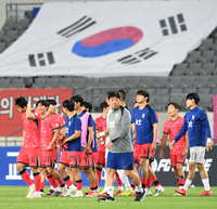 [포토]이민성 감독 데뷔전 U-22 대표팀, 호주와 0-0 무승부