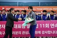 ‘월드컵 본선행’ 홍명보호 금의환향…이재명 대통령도 축하 “어려운 시기의 쾌거, 국민께 큰 위로 되기를”