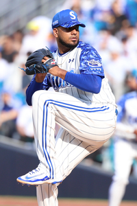 ‘구속은 오히려 올랐는데’ 레예스 미스터리, 삼성도 머리가 아프다 [SS시선집중]