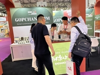 진도 곱창 김, 상하이 국제식품박람회서 ‘폭발적 반응’