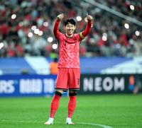 [포토] 손흥민 ‘잘했어’