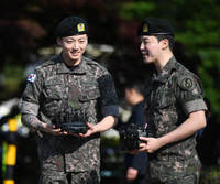 [포토] BTS 정국-지민 ‘미소 가득’