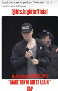 BTS 정국, ‘도쿄를 위대하게’ 日 극우 모자 착용 논란…“역사적 의미 확인 못 해 죄송” 뼈 아픈 사과