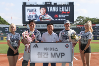 두산, 양의지-잭로그 5월 MVP 선정
