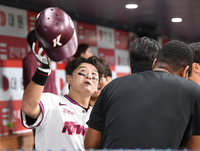 [포토]키움 최주환, 홈런인 줄 알았어!