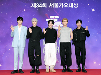 [포토]서울가요대상 3관왕 차지한 투모로우바이투게더