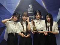 ‘최애 걸밴드’ QWER “서울가요대상 참석도 영광인데, 본상까지…바위게 덕분”