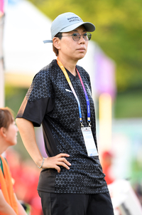 [포토]울산과학대 상대하는 대전대덕대 고문희 감독