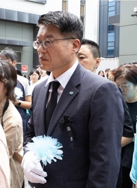 경기도, 전지공장 화재 사고 1주기 현장서 추모