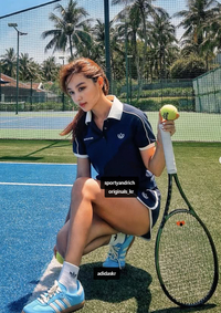 배우 김희정, 테니스 여신으로 변신…구릿빛 건강미 과시