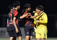 [포토]준결승 진출의 기쁨을 나누는 포항항도중 골키퍼 이태연