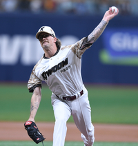 첫선 보인 웰스, 홍원기 감독 “제구 인상적…종합 평가는 유보”→29일 등판 ‘유력’ [SS고척in]