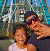 god 박준형, 붕어빵 딸과 관람차 데이트...“아빠 닮아 토끼이빨”