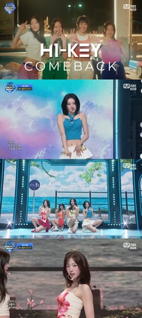 하이키, ‘엠카운트다운’ 사로잡은 4人4色 비주얼...강렬 퍼포먼스