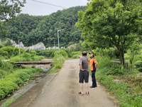 김숙자 홍천소방서장, 여름철 자연재난 대비 침수우려 지역 현장점검