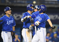 [포토]삼성 이재현, 만루 홈런 한 방으로 역전!