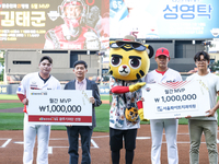 김태군-성영탁, KIA ‘월간 MVP’ 선정