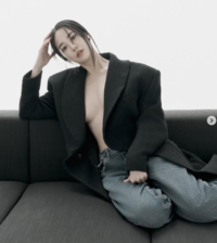 이주연, 속옷은 어디로? 재킷만 달랑 걸친 깜짝 노출 [★SNS]