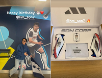 박서준, 손흥민 생일에 ‘특급 우정’ 인증