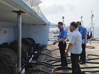 완도해경, 해양오염 예방 현장 점검 실시