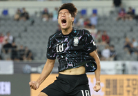 이호재는 ‘헤더’로 A매치 데뷔골 ‘쾅’…홍명보호 2-0 리드[SS현장]