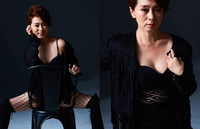 나이의 벽 부순 문희경, ‘속옷+망사’ 과감한 도전 [★SNS]