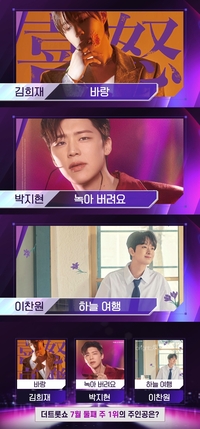 트롯 왕자들의 정면승부 결과는?…김희재·박지현·이찬원 ‘더 트롯쇼’ 1위 쟁탈전