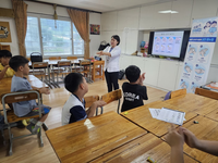 횡성군보건소, 돌봄센터 아동 대상 감염병 예방 교육