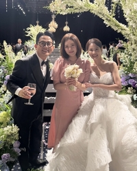 김준호-김지민 결혼식 부케 받은 한윤서, “결혼 계획이 전혀 없는데...”