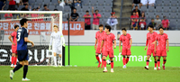 8분 만에 허탈한 선제골 허용, 무기력한 전반전…0-1 뒤지며 맞대결 3연패 위기[한일전]