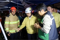 김동연, 오산시 옹벽 붕괴 동일·유사 사고 재발 방지 지시