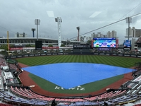 ‘후반기 첫날부터 비라니’ 수원 한화-KT전 포함 5경기 모두 ‘우천 취소’ [SS수원In]