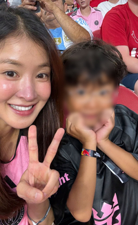 ‘이혼 후 둘째 임신’ 이시영, 메시 만나 아들 소원 들어줬다!