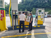 홍천소방서, 여름철 셀프주유소 안전관리 실태 점검