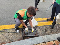 평창군 자율방재단, 우수받이 집중 점검 및 시가지 정비