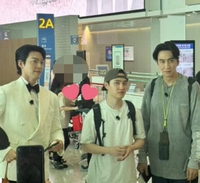 ‘혼자 턱시도’ 공항패션 김우빈…멕시코선 ‘풀착장 해제’