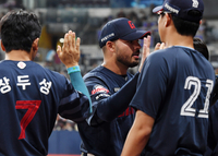 [포토]롯데 감보아, 키움전 7이닝 1피안타 무실점 호투