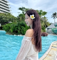 진달래 아나운서, 사이판 리조트에서 여름 만끽…청량한 매력 선사