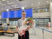 흥국생명 레베카 라셈 입국…4년만의 V리그 복귀 본격 준비