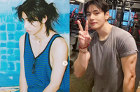 뷔, 입대 전과 차원이 달라...점점 커지는 근육 ‘숨멎 피지컬’