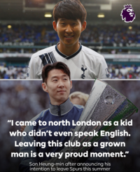 손흥민 대낮의 깜짝 발표, 7794만 팔로워 PL 공식 SNS도 난리 “소년으로 와 전설로 떠난다”