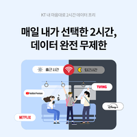KT, 원하는 ‘2시간’ 무제한 데이터 제공…연말까지 월 990원