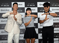 다니엘 헤니-골프라노-박찬호, ‘T’ 는 테일러메이드의 상징이죠! [포토]