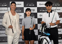 다니엘 헤니-골프라노-박찬호, 테일러메이드 P·8CB 아이언 출시 축하해!