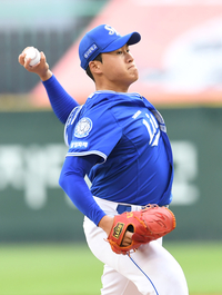 [포토]삼성 이승현, 시즌 5승 도전!