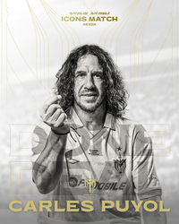 ‘헌신의 아이콘’ 카를레스 푸욜, 2년 연속 아이콘매치 출전…선예매 이벤트 진행