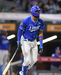 [포토]삼성 디아즈, SSG 앤더슨 상대 시즌 35호 홈런