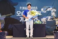 [포토]올시즌을 끝으로 은퇴하는 오승환