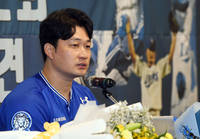 [포토]은퇴 오승환, “‘끝판대장’ 별명이 가장 마음에 들어요!‘